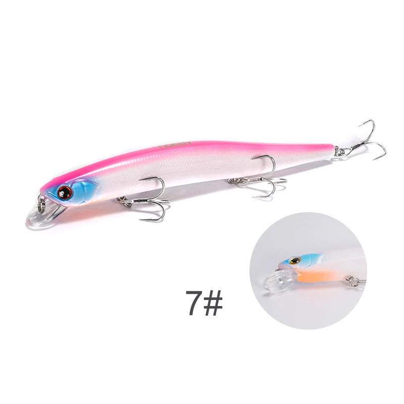NOEBY Floating Minnow Fishing Lure 150mm 23g Long Casting Slim Lance Hard  Bait Artificial Wobblers Pike Bass Fishing Tackle - AliExpress