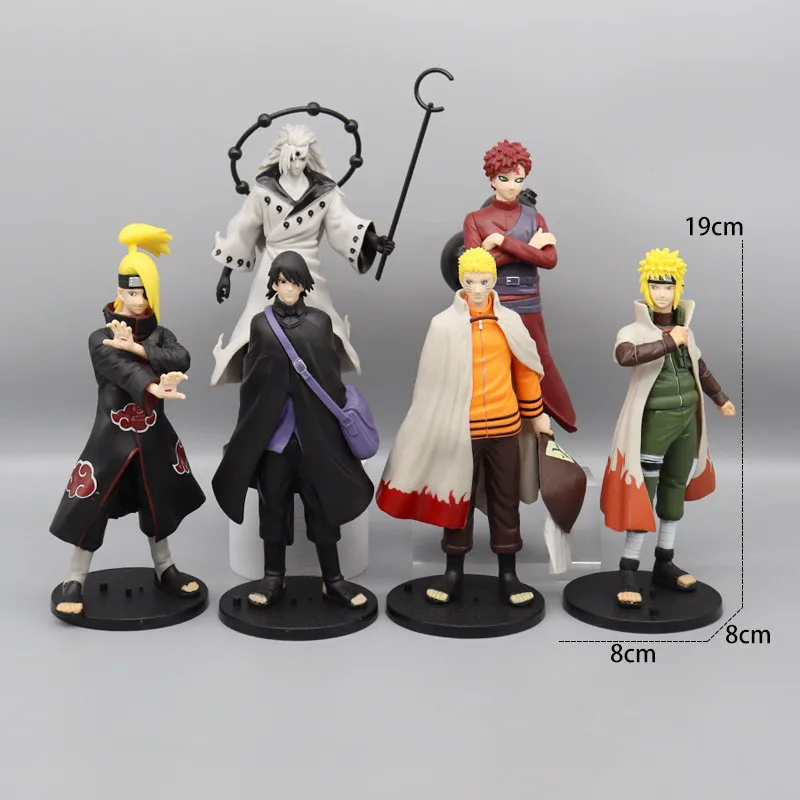 Naruto Uzumaki Action Figures para Crianças, Kakashi, desenho