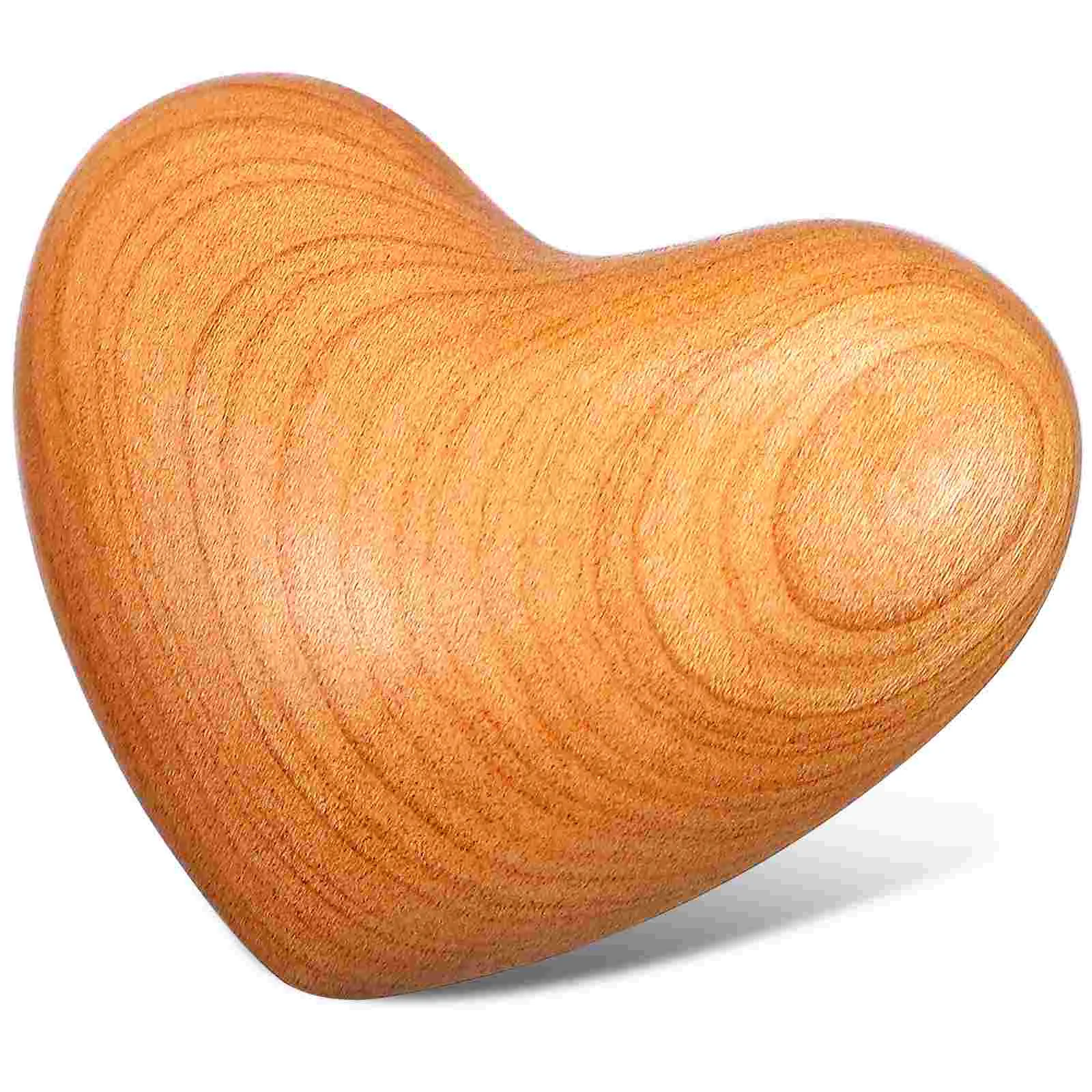

Wood Comfort Heart Wooden Love Heart Decorative Carved Ornaments Gift for Friends Family