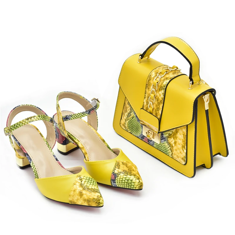 

2023 Italian Shoe and Bag Set for Party In Women Luxury Shoes Women Designers Nigerian Women Party Pumps High Heels Sexy Ladies