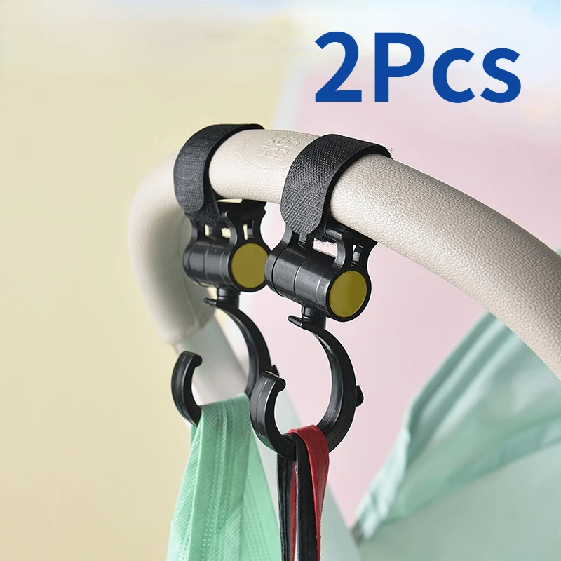 

2PCS Baby Stroller Hook Multi Purpose Pram Hook Baby Stroller Accessories Shopping Prop Hanger Baby Bag Shopping Pram Hook