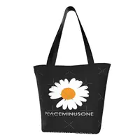G DRAGON PMO DAISY Casual Shoulder Tote Shopping Bag Large Capacity Simple Generous For Fitness Halloween Gift 1
