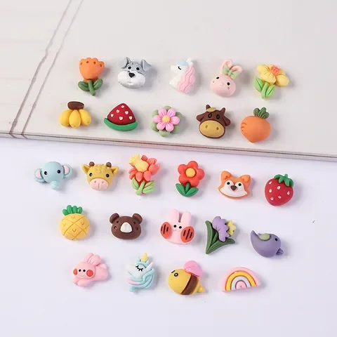 

Animal Material Kit 3D Resin Flat Cabochons Embellishment iPhone Diy Wedding Hairpin accessories Scrapbook Craft