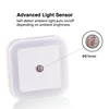 Wireless LED Night Light Sensor Lighting Mini EU/US Plug Night Lights For Children Room Bedroom Living Room Decoration Lighting 6