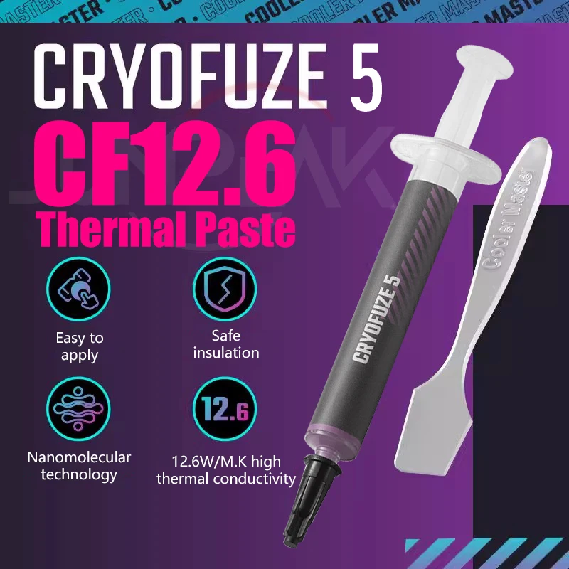 Thermal Paste Cooler Master Cryofuze 5 CF12.6 For Computer PC Laptop CPU GPU