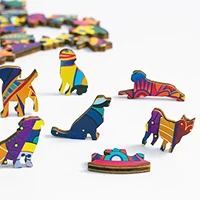 Unique Elephant Wooden Puzzle, Adult Stress Relief Toys, Irregular Animal Shapes, Holiday Birthday Gift 4