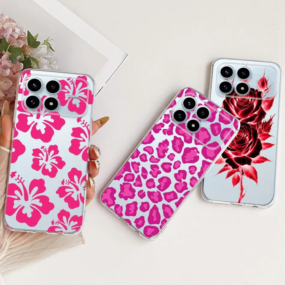 New Simple Style Transparent TPU Soft Silicone Phone Case