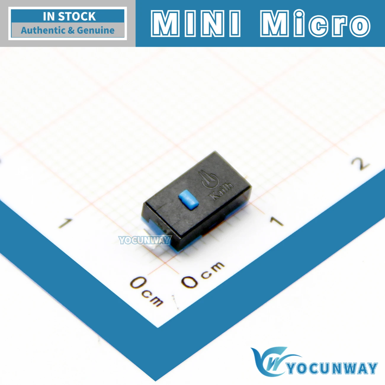 New Original Kailh SMD Blue Dot Mini Micro Switch for Anywhere MX Logitech M905 G903 G900 G603 G502 GPW Side Key 5pcs-100pcs tact switch