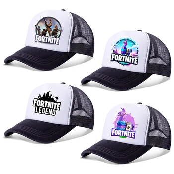 New Fortnites Kids Baseball Caps Cartoon Game Printed Hat Boys Summer Outdoor Sun Hat Adjustable Peaked Cap Children Gifts