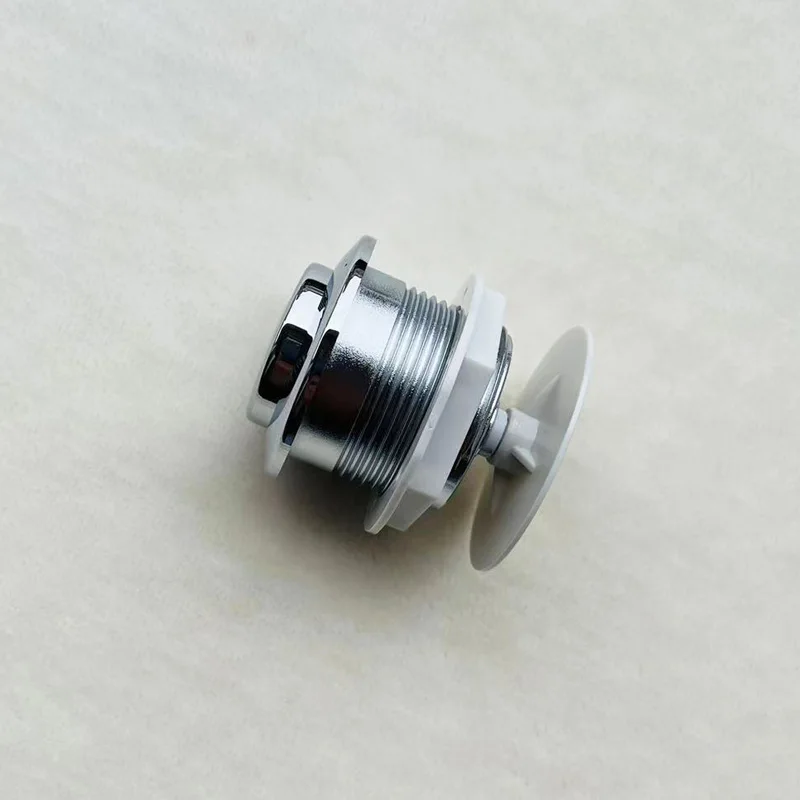 Toilet Tank Button B4018 Drain Valve Single Button Round Toilet Accessories