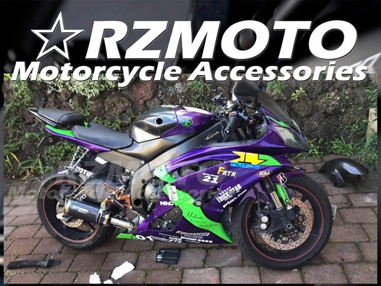 

Новый комплект обтекателей из АБС-пластика, подходит для YAMAHA YZF- R6 08 - 16 2008 2009 2010 2011 2012 2013 2014 2015 2016, кузов фиолетового цвета на заказ