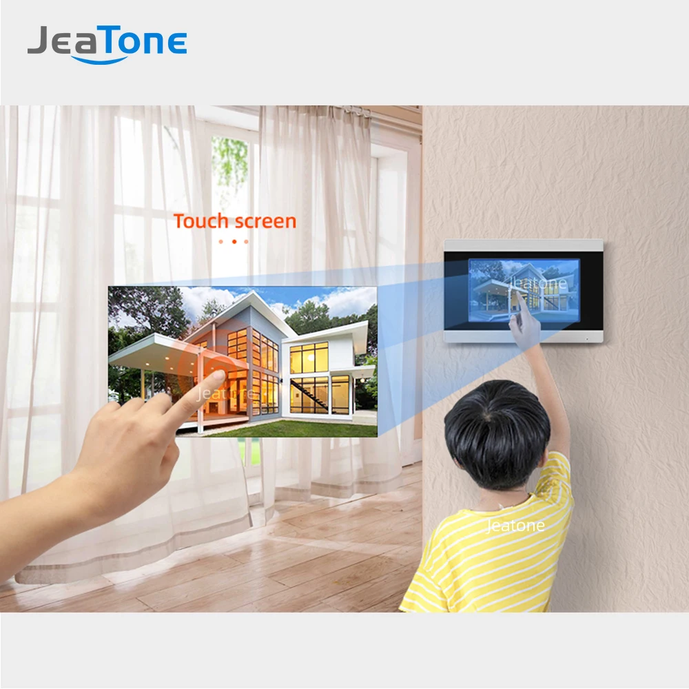 JeaTone-timbre de puerta de aluminio, timbre exterior de alta resolución,  Panel de llamada, impermeable IP65, 1.0mp/IP - AliExpress