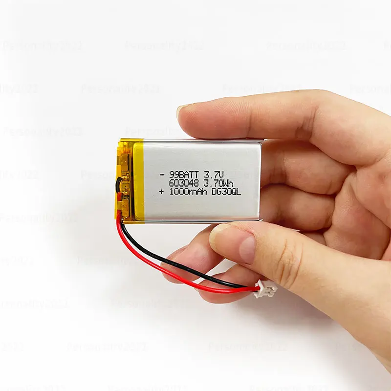 3.7V 1000mAh Rechargeable Lithium Batteries Polymer Cell For Game Console Controller Tendon Gun Bluetooth Headset