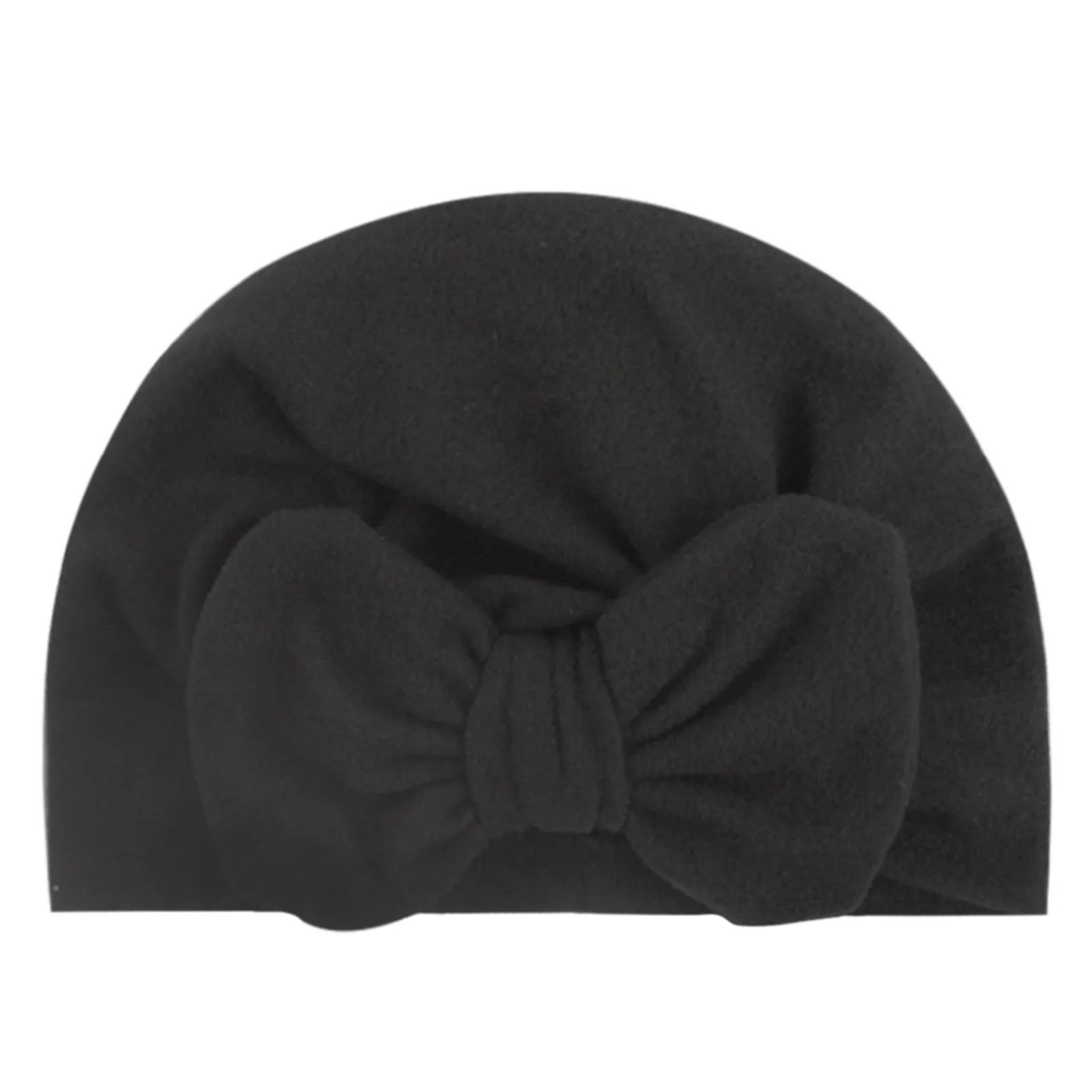 Baby Turban Bowknot Hat Toddler Infant Baby Boys Girls Cap Beanie Solid Cotton Bowknot Elastics Turban Hat кепка для мальчика