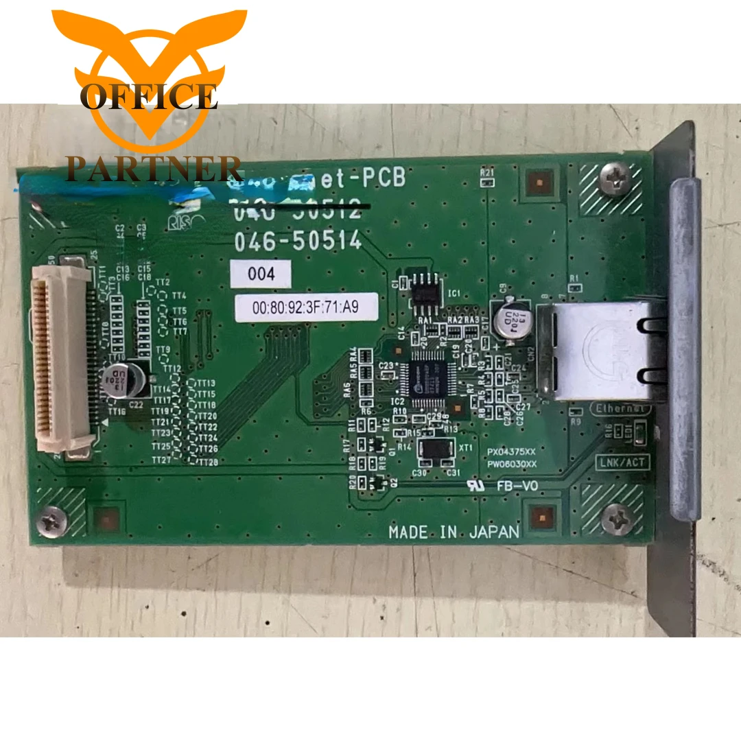 2ks originální ethernet-pcb nasednout 046-50514 pro riso EZ S-9122 karta ne- nový