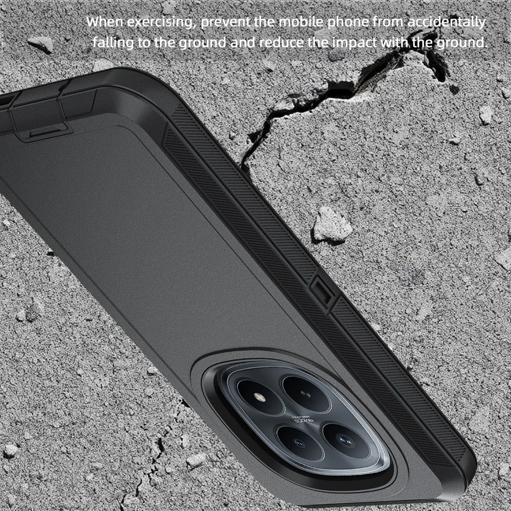 3-Layer Armor Defender Case - Heavy Duty Shockproof Cover in OTT Style