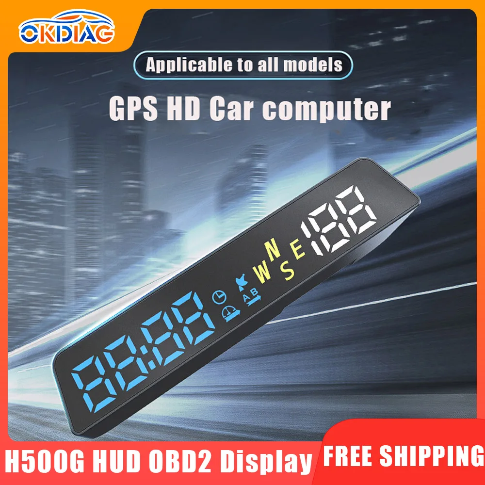 H500G GPS Dashboard Hud Obd2 Display Obd System Car Hud Car Projector