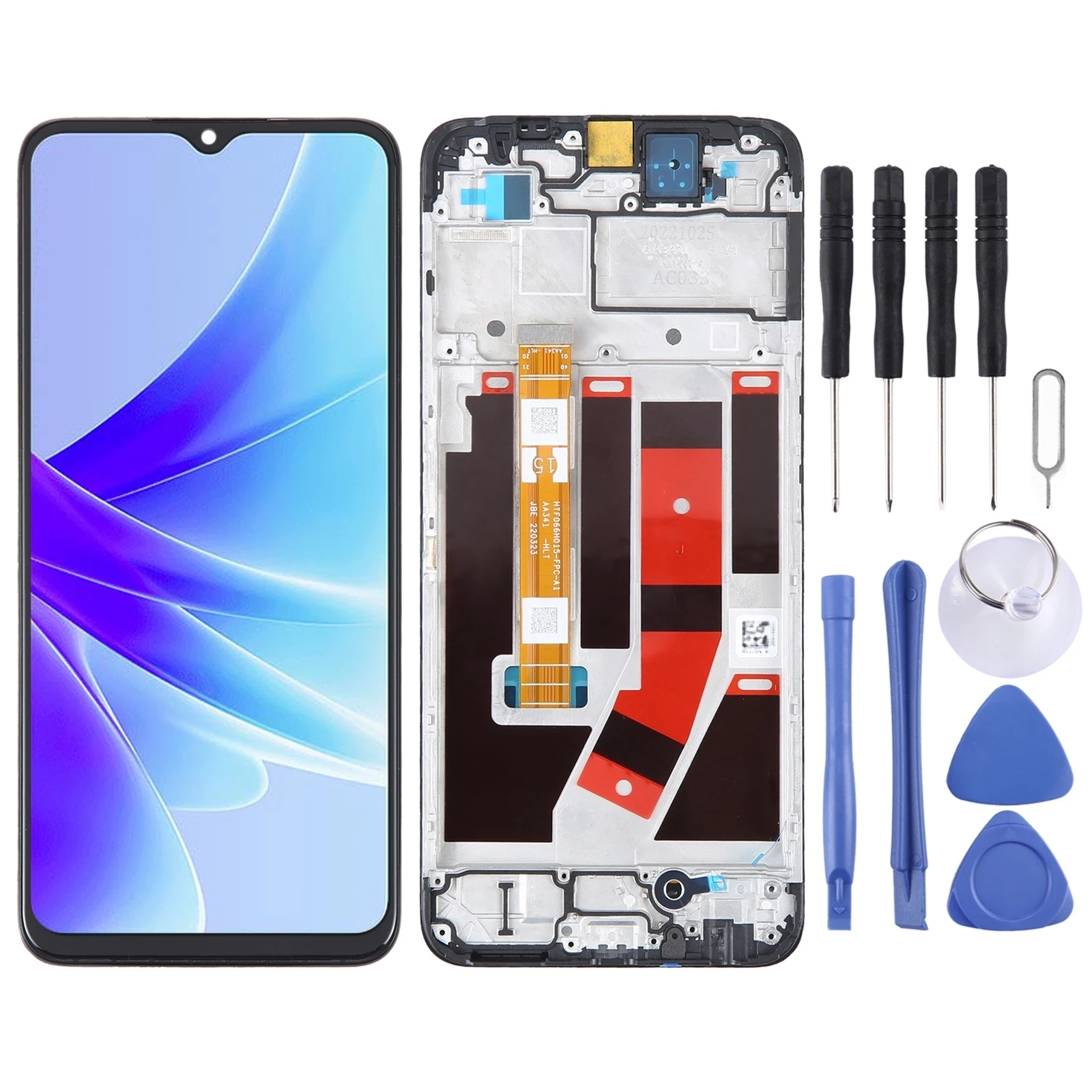 

OEM ЖК-экран дигитайзер полная сборка с рамкой для OPPO A57s