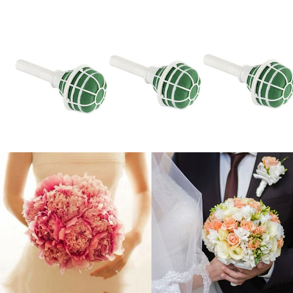 

Flower Bracket Foam Floral Holder Decoration Fitting Part Replacement Wedding Supplies Accessory Bouquet Handle