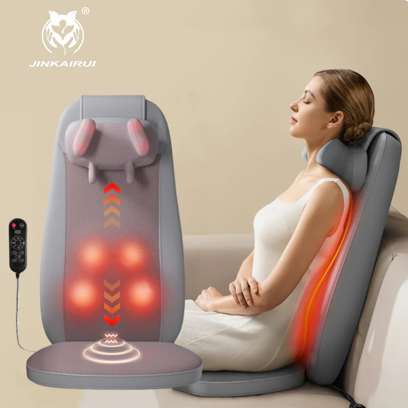 Electric Back Massager Vibrating Cervical Massage Chair Seat Cushion for Home Office Use massage chair massage cushion