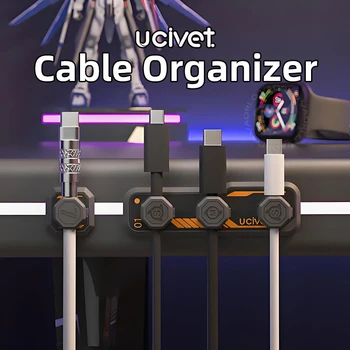 VAORLO Punk Series - Magnetic 4-Way Cable Management System for Workstations 2