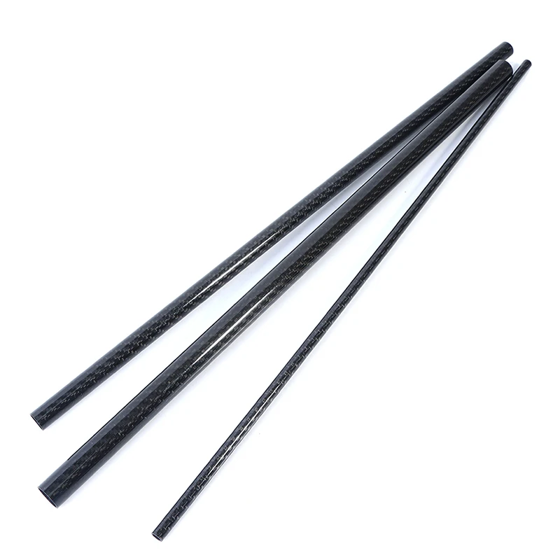 1pcs Carbon Fiber Tube Length 500mm Diameter 8-18mm For RC Model Airplane