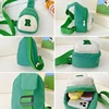 Children's Embroidered Letter Shoulder Bags Casual Girls Boys Kids Chest Bag Coin Purse Nylon Zipper Crossbody Bags 5