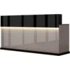 Reception Counter Desk Front Counter Desk with Lockable Drawer Retail Counter  Clothing Store Beauty Salon 23.62D 47.24W 39.3H 1