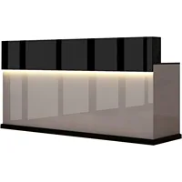 Reception Counter Desk Front Counter Desk with Lockable Drawer Retail Counter  Clothing Store Beauty Salon 23.62D 47.24W 39.3H 1