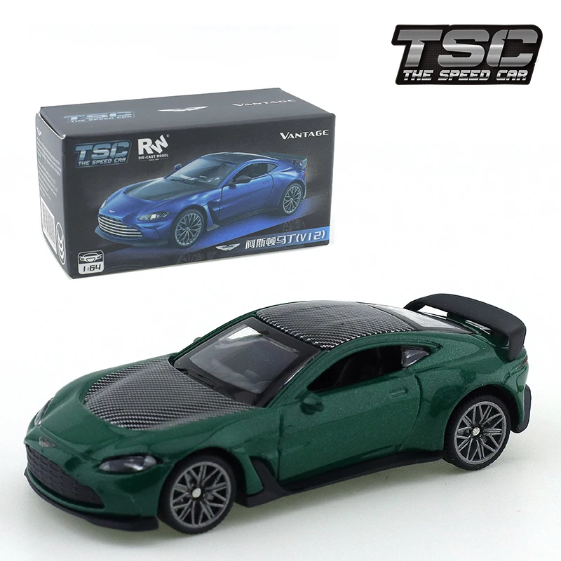 TSC 1/64  Aston Martin Valkyrie Diecast Automotive Model The Lamborghini Lightning Ornaments Cas Toys Gift Decorations 4