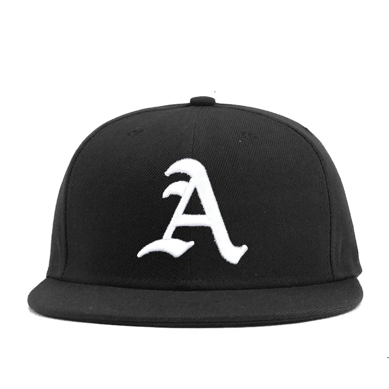 Embroidered-letter-A-Baseball-Cap-Men-Hip-Hop-Snapback-Cap-outdoor-Sun ...