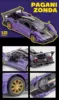 1/32 Pagani Huayra Roadster Zonda Dinastia Miniature Toy Car JKM Diecast Super Sport Model Sound & Light Collection Pull Back 5