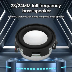 1 Inch 23*12MM 4 Ohm 2W 3 Watt Full Range Speaker Mini Neodymium Loudspeaker DIY Round Bluetooth Speakers 24 23MM 2Pin 1.25