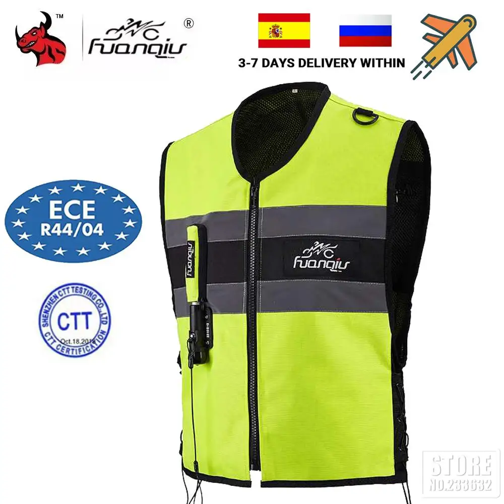 Consegna Dalla Spagna! Giubbotto Moto Certificato Ce Giubbotto Di Salvataggio Safty Giubbotto Airbag Moto Gilet Moto Gilet Air-Bag Moto