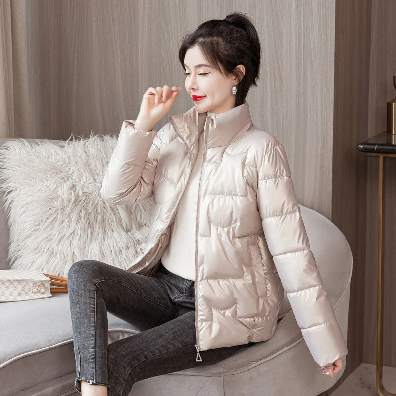 2022 New Fashion Short Winter Jacket Women's Oversize Parka Coat Warm Thick Cotton Coat Loose Padded Ladies Street Casual Jacket