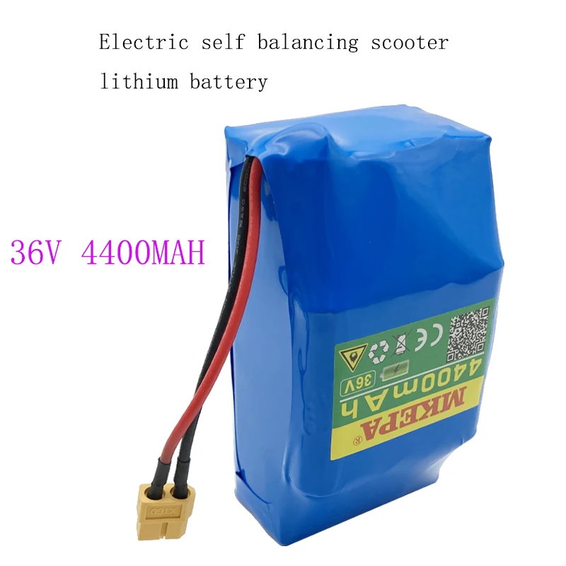 

36V Superior lithium-ion rechargeable battery 4400 mAh 4.4AH lithium-ion battery for electric self-suction hoverboard unicycle