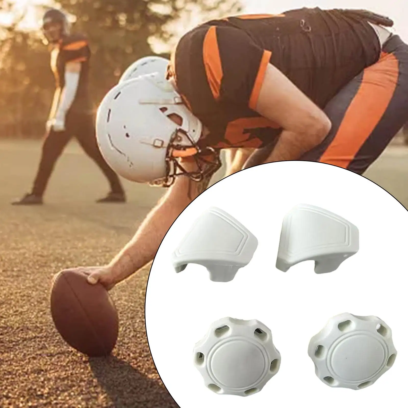 Football Visor Clips Universal Fit Portable Helmet Accessories Back up Hardwares Spare Parts for Youths Adults Thumb Screws