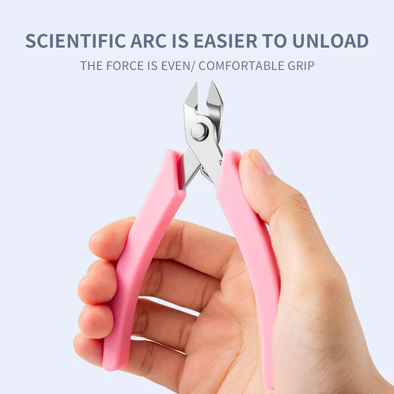 1pc New Flat Nose Nail Gems Removal Pliers Metal Chain Cutting Zircon Jewelry High Force Cutter Small Clipper for Remove Diamond 5