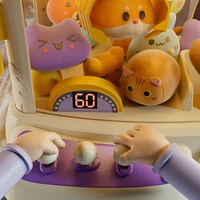Large Size Automatic Machine Doll Coin Operated Play Games Mini Claw Arcade Crane for Household Children Interactive Toys Gifts 2