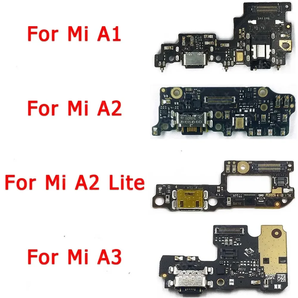 

Зарядная плата для Xiaomi Mi A2 Lite A1 A3 5X 6X, Замена зарядного порта Pcb Dock, Usb-разъем, гибкий кабель, запасные части