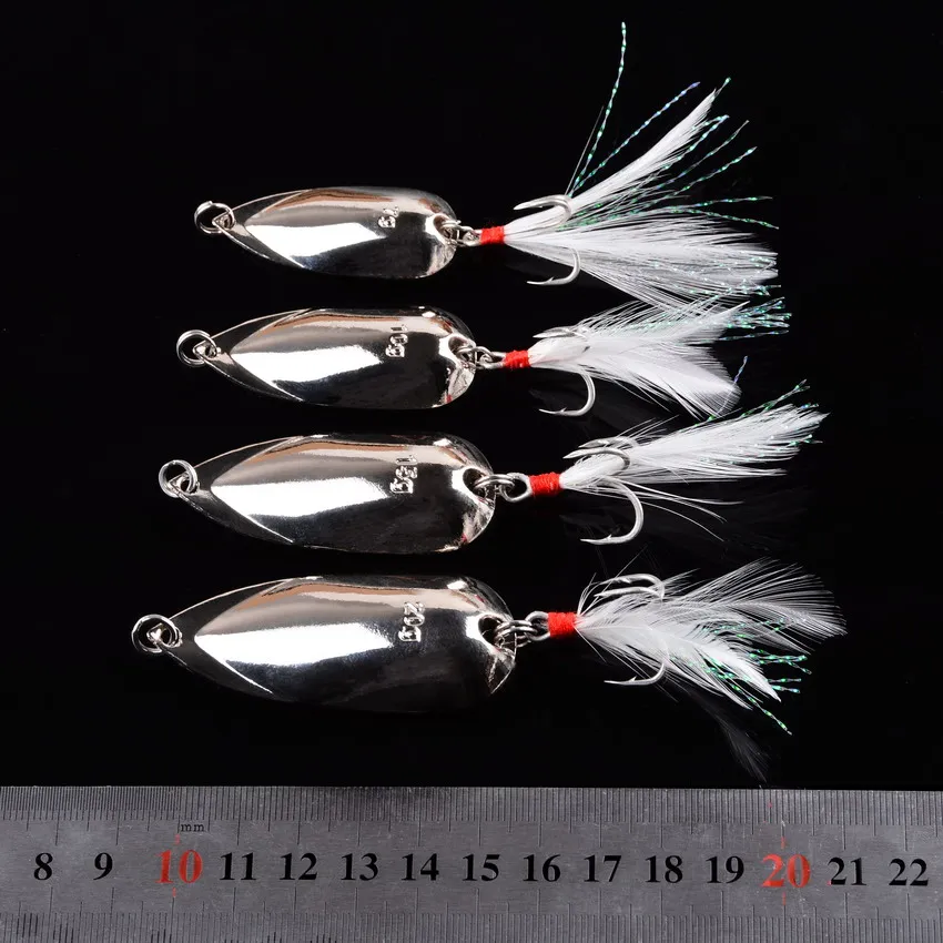 1Pc Spoon Fishing Lure Artificial Bait 7-20g Wobler Fishing Pike Trout Bass  Catfish Treble Hook Metal Sequin Lure Fishing Tackle - AliExpress