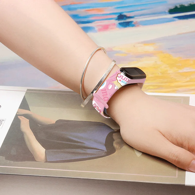 Disney Marie children's watches action figure Mary cat Print LED Electronic Waterproof Sports Watch boys girls birthday gifts 5