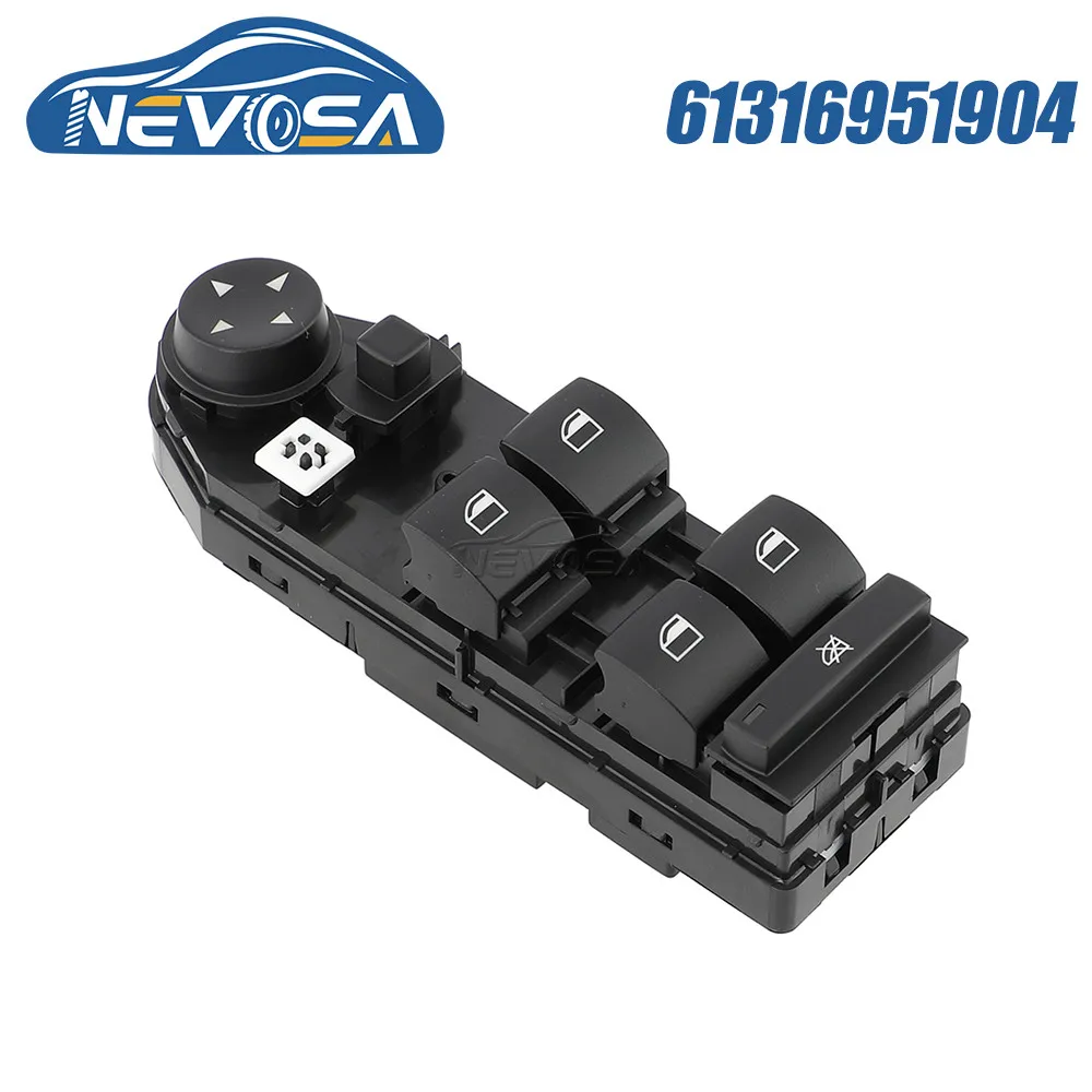 Nevosa 61316951904 Per Bmw E60 E61 520D 520I 530D 5 Series Car Electric Window Lifter Control Seitch Power Button 61313414354