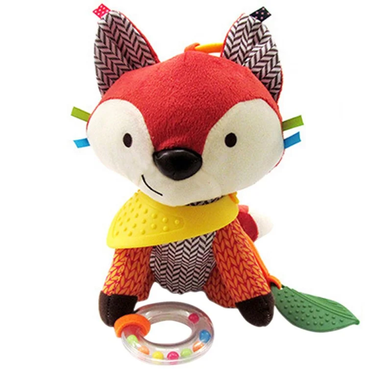 Baby Rattle Plush Hanging Toys Infant Crib Stroller Hanging Rattles for Baby Toys 0 6 12 Months Babies Cute Animals Sleeping Toy