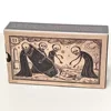 10.3*6cm Mildred Payne's Oracle of Black Enchantment 52 Pcs Black Line Imagery Woodblock Style Cards 2