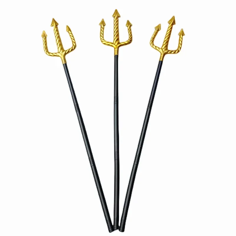 Halloween Party Death Spiral Trident Plastic Three-pronged Weapon anime cosplay props superhero cosplay props halloween mask props pirate gun cosplay props