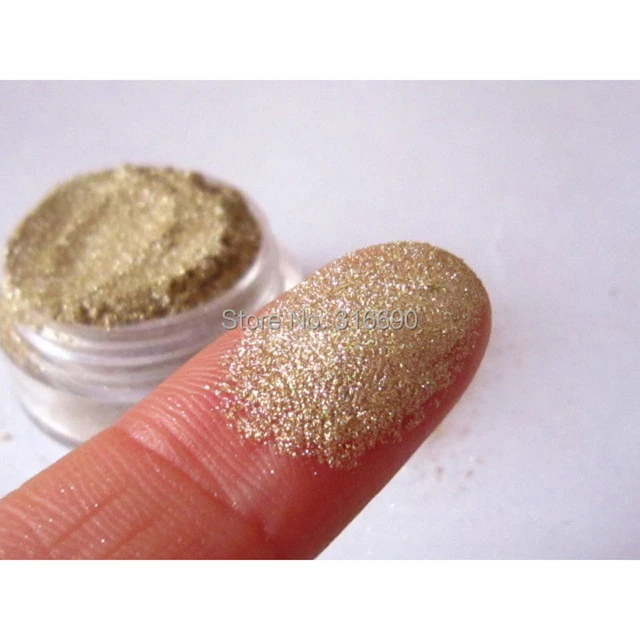 Gold Brown Champagne Loose Pigment Powder Cosmetic Glitter Eyeshadow  Eyeliner Nail Art Makeup Face Highlighter 3-1 - AliExpress