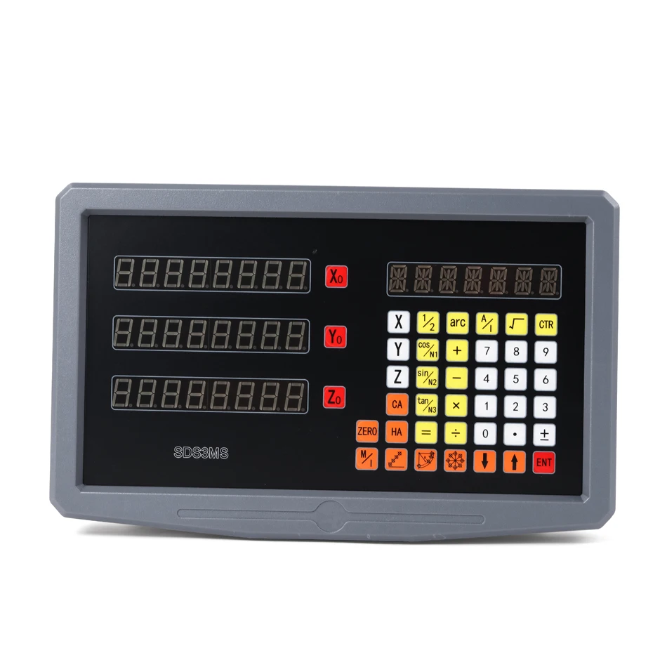 YHSINO Dro SDS2MS SDS3MS Display Digital Readout Kit KA300 KA-300 Linear Scales Encoder Sensor Dimensions for Machines