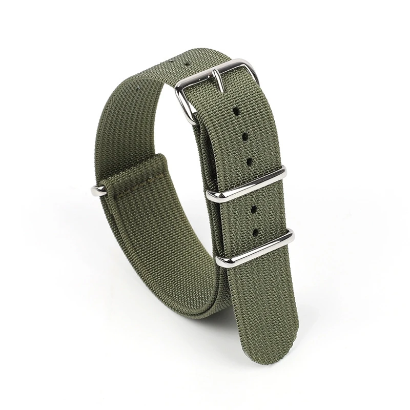 Premium Braided Nylon Watchband in Ballistic Fabric