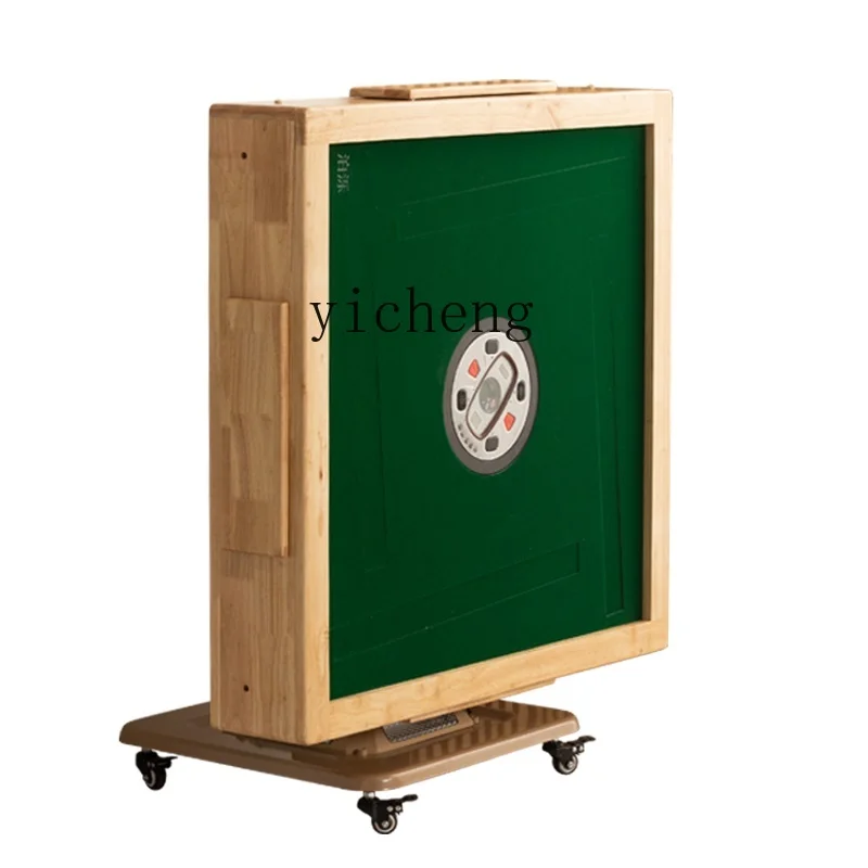 

Yy Solid Wood Folding Mahjong Machine Automatic Household Mahjong Table Meals Electric Integrated